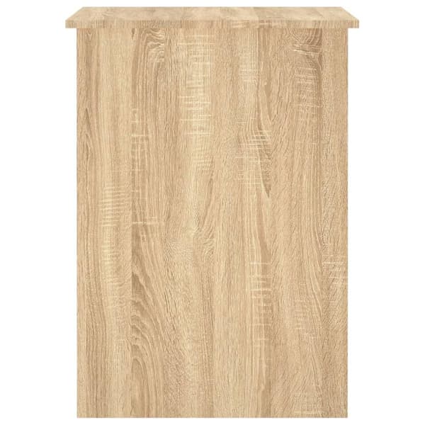 vidaXL Skrivebord sonoma eik 100x55x75 cm konstruert tre