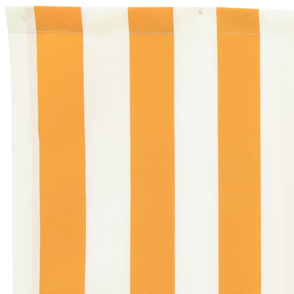 vidaXL Reserveduk til markise Gul og hvit 3,5 x 2 m Polyester