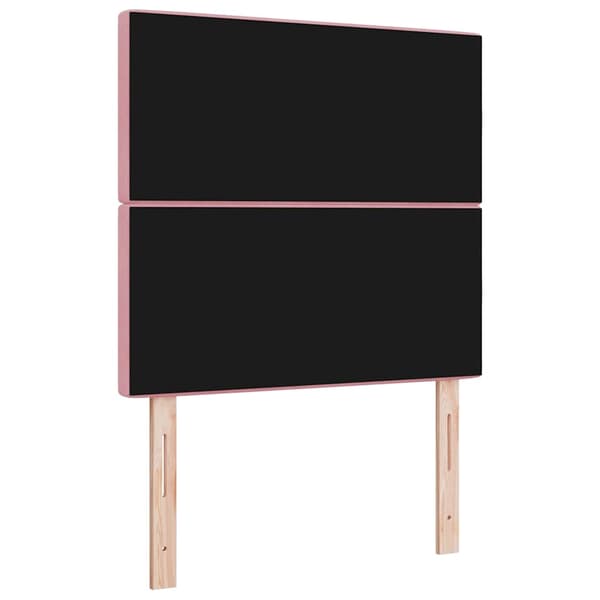 vidaXL Huvudgavel Rosa 100 cm Sammet