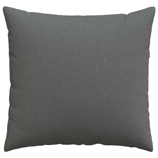 vidaXL Soffkuddar 2 st Mörkgrå 50 x 50 cm tyg