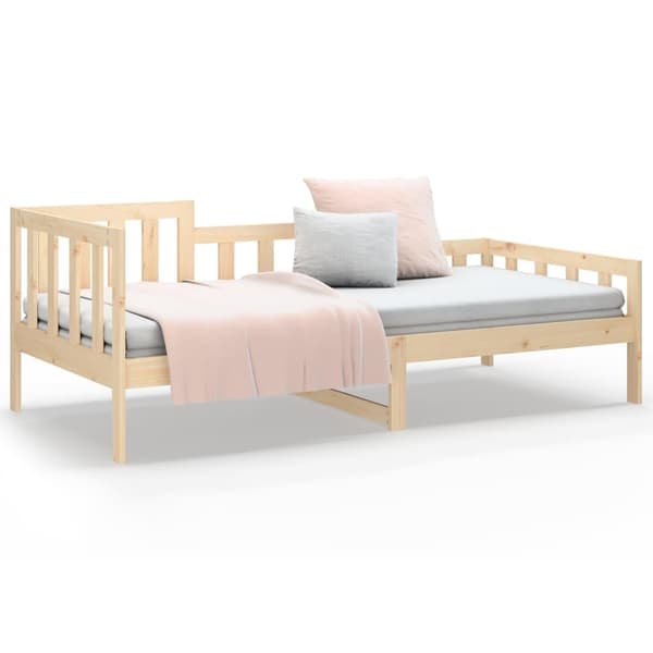 vidaXL Dagbädd 80x200 cm massiv furu