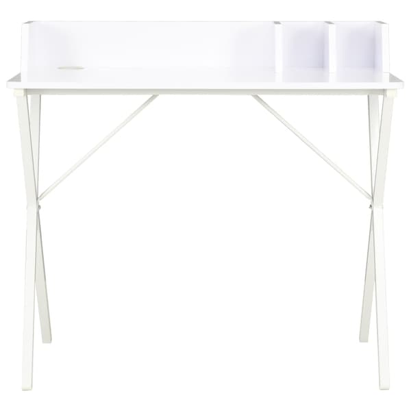 vidaXL Skrivebord hvit 80x50x84 cm