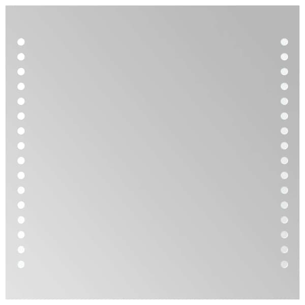 vidaXL Baderomsspeil med LED 30x30 cm