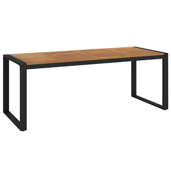 vidaXL Hage Spisegruppe 9 pcs Grå og Brun polyrotting
