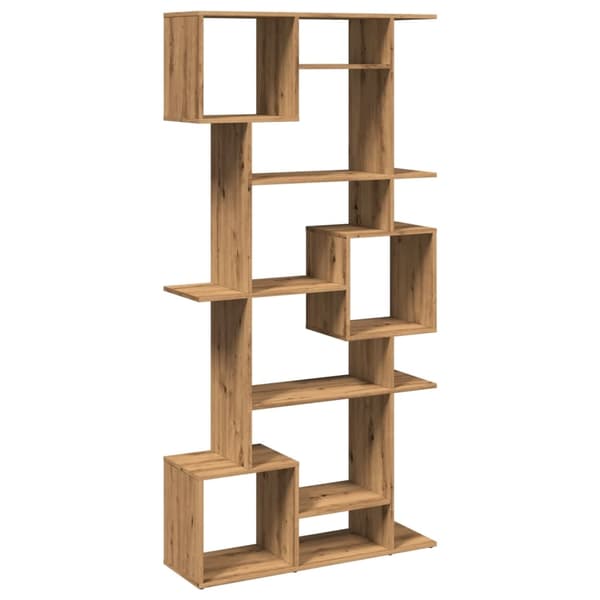vidaXL Bokhylle artisan eik 92x29x188 cm konstruert tre
