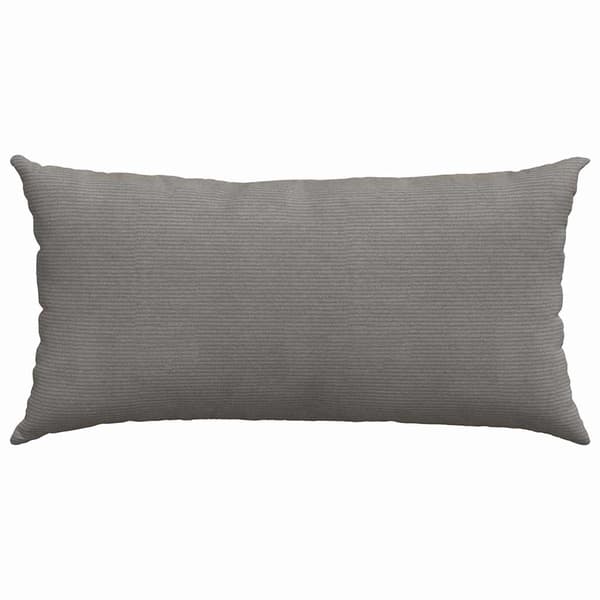 vidaXL Soffkuddar 2 st Ljusgrå 80 x 40 cm Manchester tyg