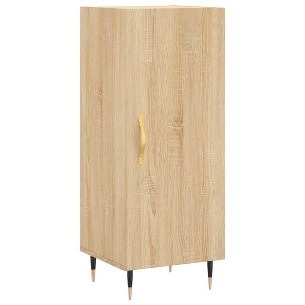 vidaXL Highboard sonoma eik 34,5x34x180 cm konstruert tre