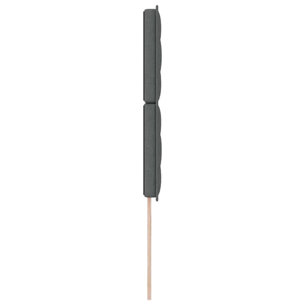 vidaXL Huvudgavel Mörkgrå 80 cm tyg