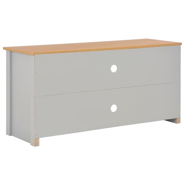 vidaXL TV-benk grå 120x39x58 cm