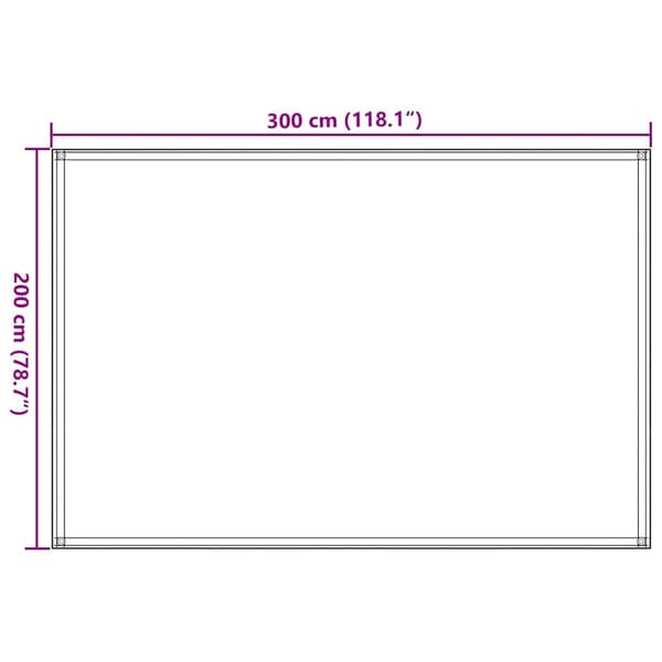 vidaXL Teltteppe 200x300 cm beige