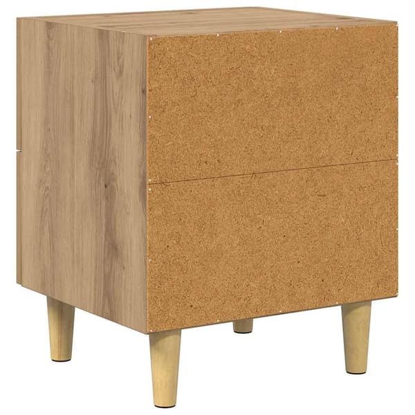 vidaXL Sengeskap 2 pcs Artisan Eik 40 x 35 x 47.5cm Konstruert tre