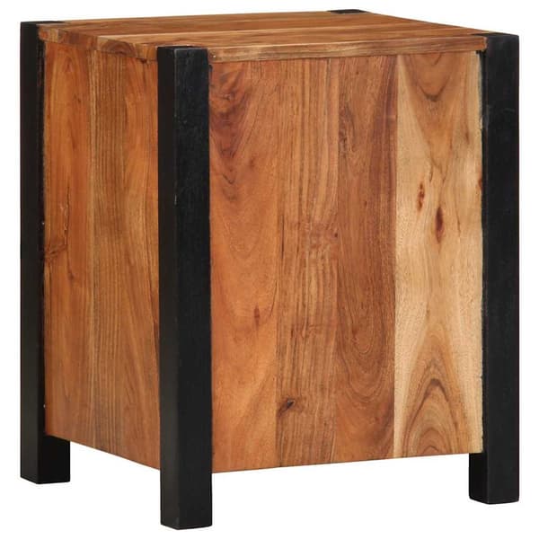 vidaXL Nattbordskap Brun 40 x 35 x 50 cm Solid akasietre