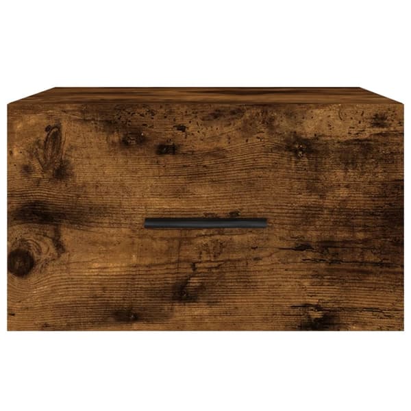 vidaXL Veggmonterte nattbord 2 stk røkt eik 35x35x20 cm