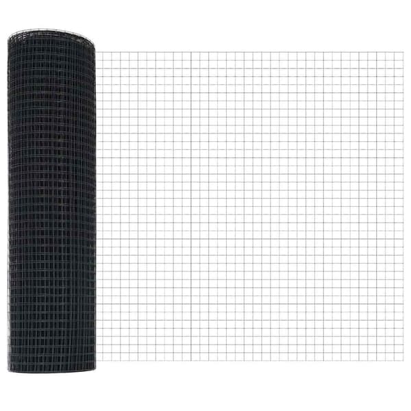 vidaXL Gjerde med innlegg. Grå 0.4 x 10 m Stål