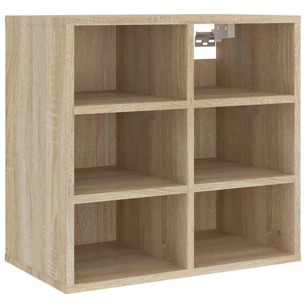 vidaXL Skoskap sonoma eik 52,5x30x50 cm