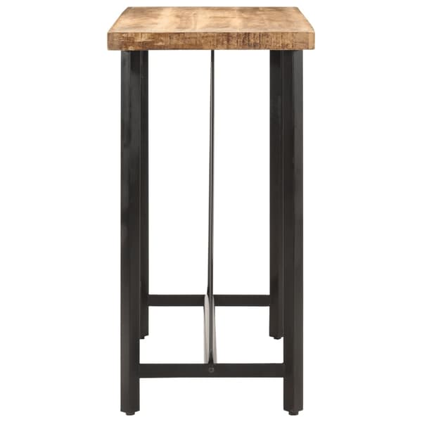 vidaXL Barbord 110x55x107 cm heltre mango og jern