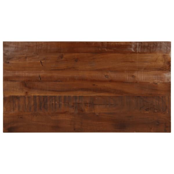 vidaXL Bordplate 110x50x2,5 cm rektangulær gjenvunnet heltre