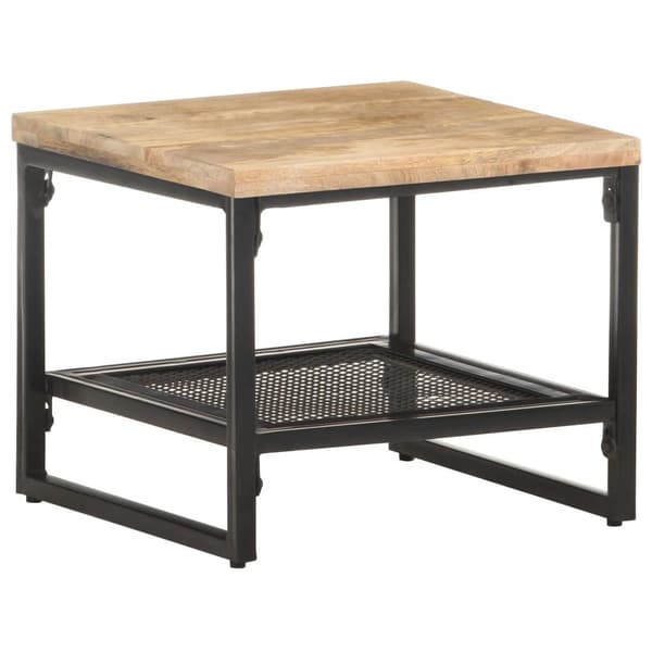 vidaXL Sidebord 40x40x35 cm heltre mango