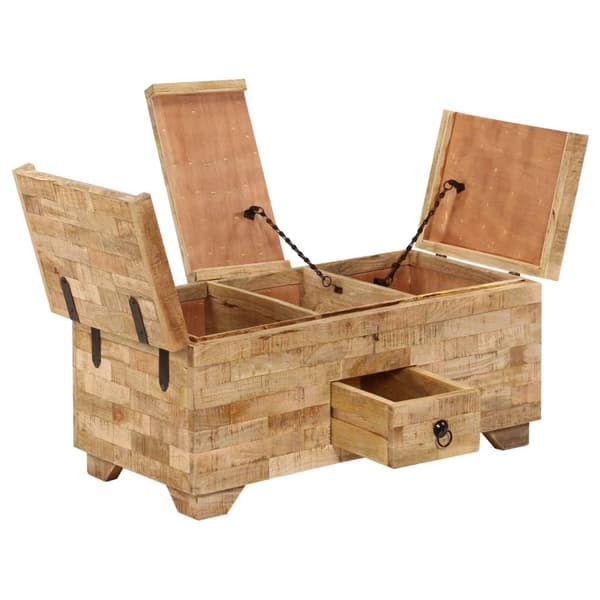 vidaXL Sofabord heltre mango 80x40x35 cm change2