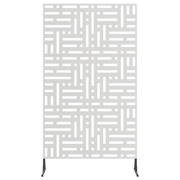 vidaXL Insynsskydd Grå 100 x 50 x 180 cm Stål