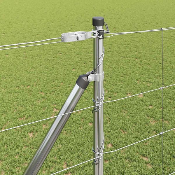 vidaXL Gjerdepåle Galvanisert 25 x 1,6 m Stål