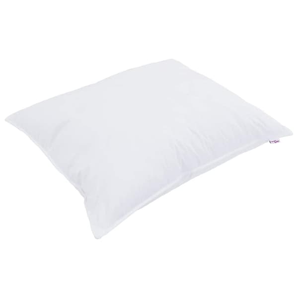 vidaXL Täckeset med kudde 2 pcs Vit Mikrofiber