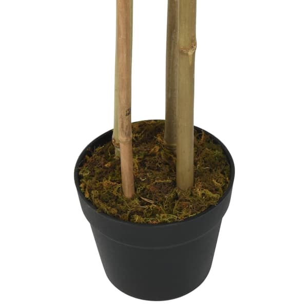 vidaXL Konstväxt bambu 1216 blad 180 cm grön
