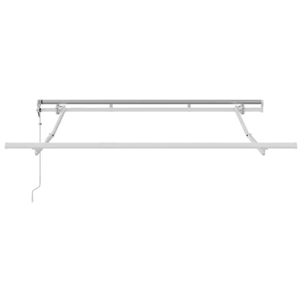 vidaXL Markisram Vit 2,5 x 2 m Metall
