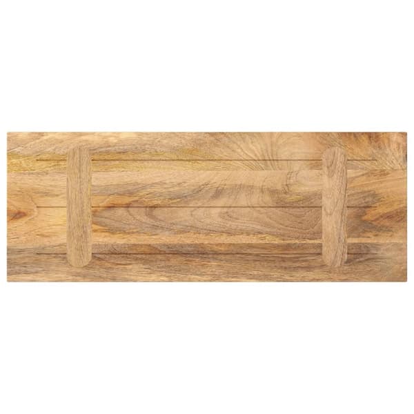 vidaXL Bordsskiva 90x20x3,8 cm rektangulär massivt mango-trä