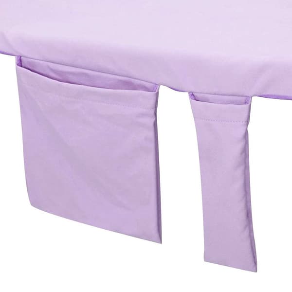 vidaXL Solstolshanddukar 2 st Lila 210 x 75 cm Polyester och polyamid