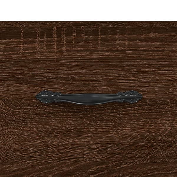 vidaXL Nattbord brun eik 40x35x47,5 cm konstruert tre