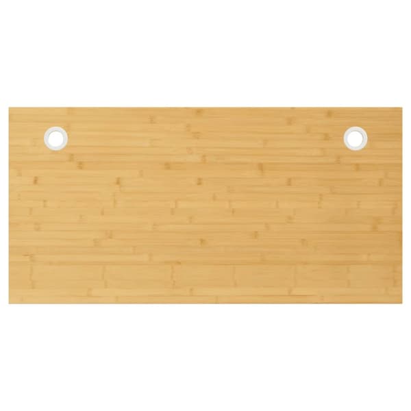 vidaXL Bordsskiva 100x50x4 cm bambu
