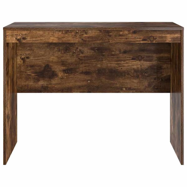 vidaXL Skrivebord Røkt eik 100 x 50 x 76 cm