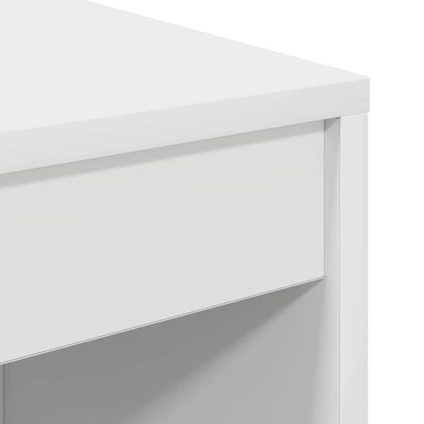 vidaXL Skrivebord Hvit 70 x 40 x 76 cm