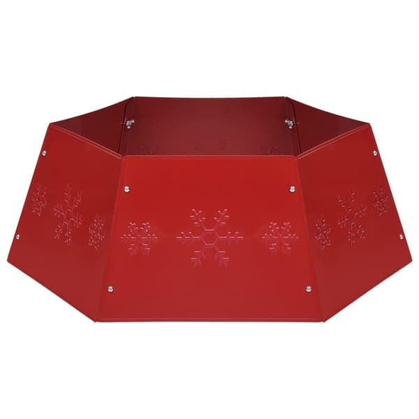 vidaXL Julgranskrage röd Ø68x25 cm