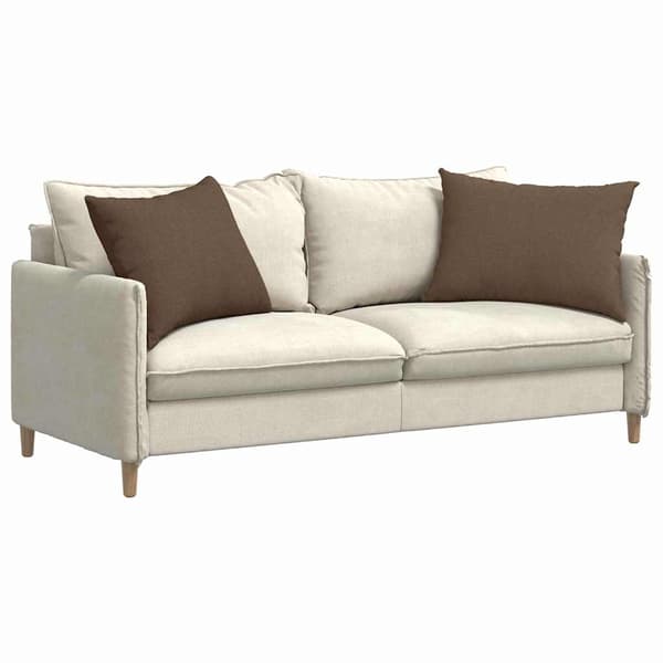vidaXL Soffkuddar 2 st Brun 70 x 50 cm tyg