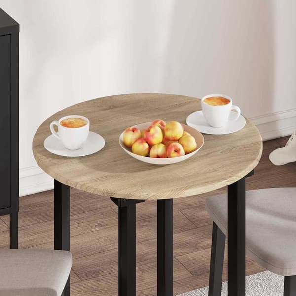vidaXL Bordplate Sonoma eik 60 x 60 x 1,5 cm Konstruert tre