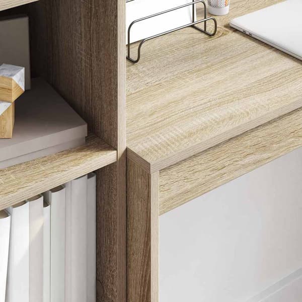 vidaXL Skrivebord Sonoma eik 100 x 40 x 76 cm