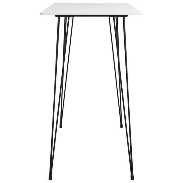 vidaXL Barsett 5 deler hvit og grå