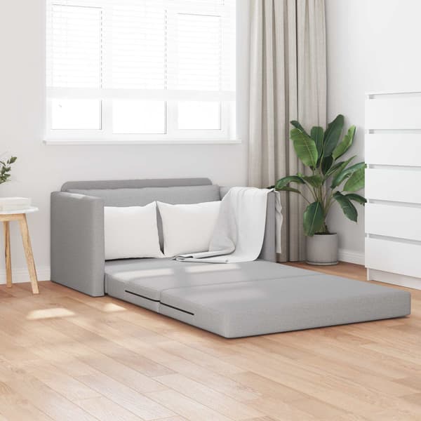 vidaXL Soffsäng 110cm Moln Grå tyg