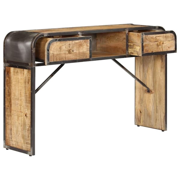 vidaXL Sidebord 120x30x75 cm heltre mango