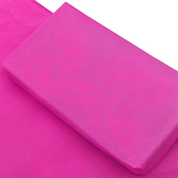 vidaXL Solsäng tyg rosa