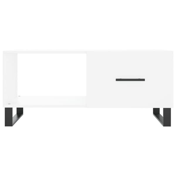 vidaXL Soffbord vit 90x50x40 cm konstruerat trä