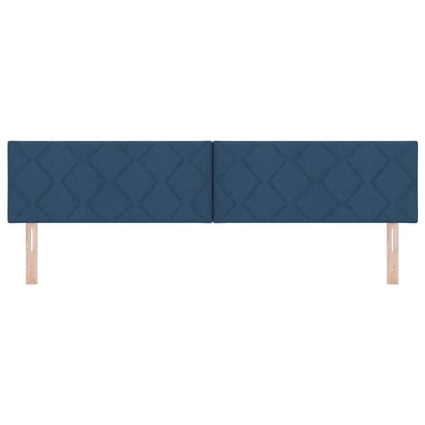 vidaXL Huvudgavel Blå 200 cm tyg