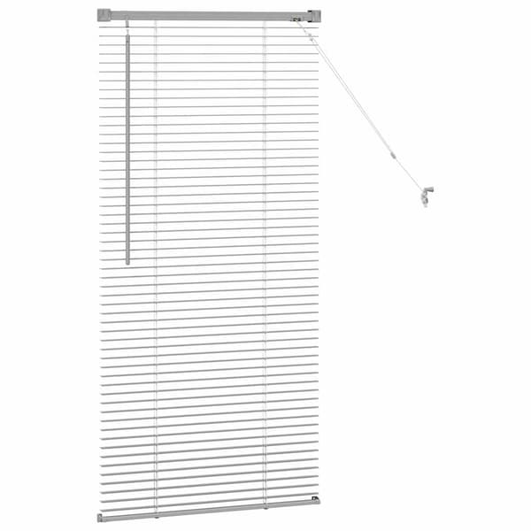 vidaXL Persienner Silver 130 x 65 cm Aluminium