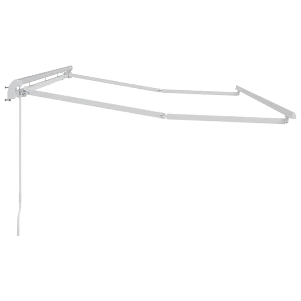 vidaXL Markisram Vit 4 x 2 m Metall