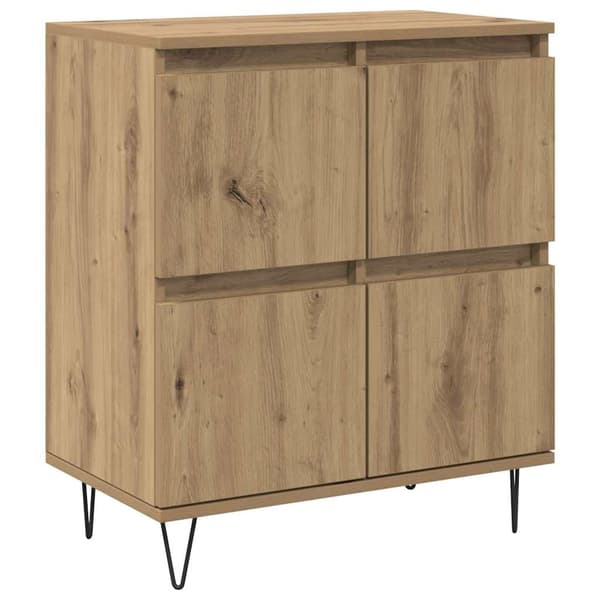 vidaXL Sideboard Artisan Ek 60 x 35 x 70 cm