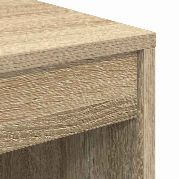vidaXL Skrivebord Sonoma eik 100 x 40 x 76 cm
