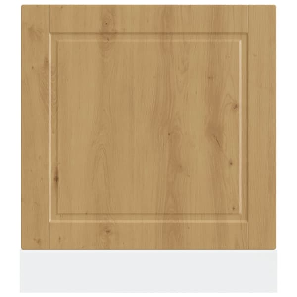 vidaXL Oppvaskmaskin panel artisan eik 60x1,5x57 cm konstruert tre