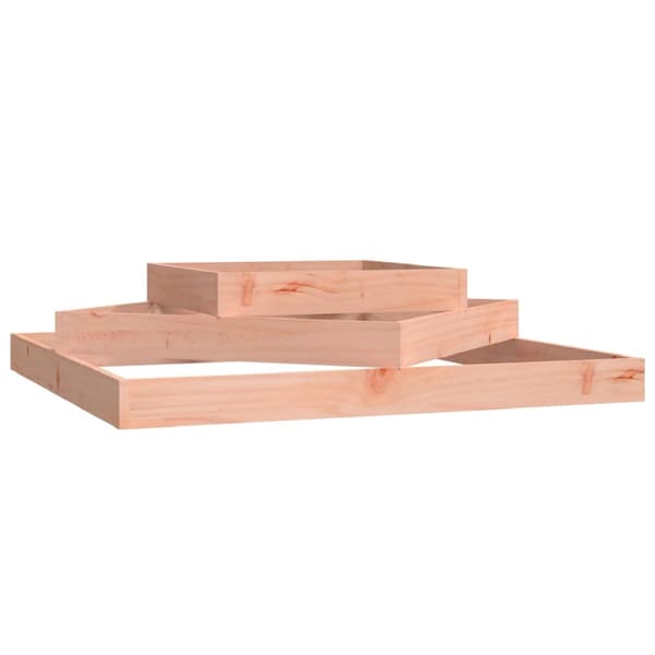 vidaXL Odlingslåda 112x112x27 cm massiv douglas